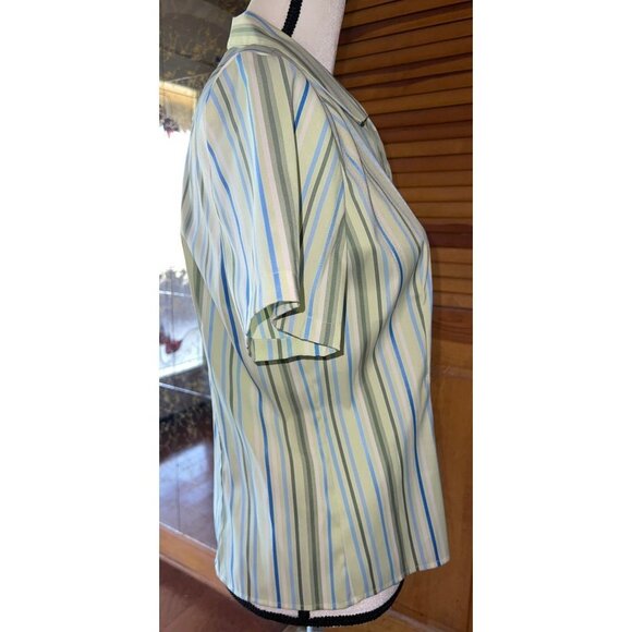 IZOD Green Stripped — Medium — NWTS - Picture 6 of 8